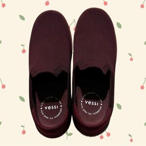 Vessi Boardwalk Slip-On Mahogany